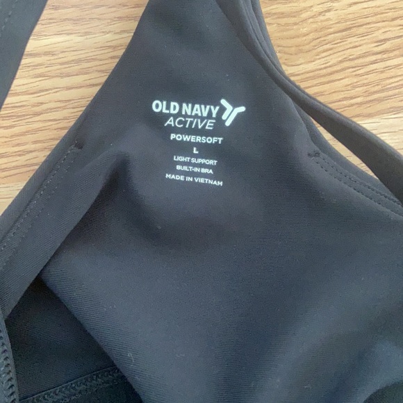 Old navy active power soft athletic top with padding in size L - Picture 3 of 3